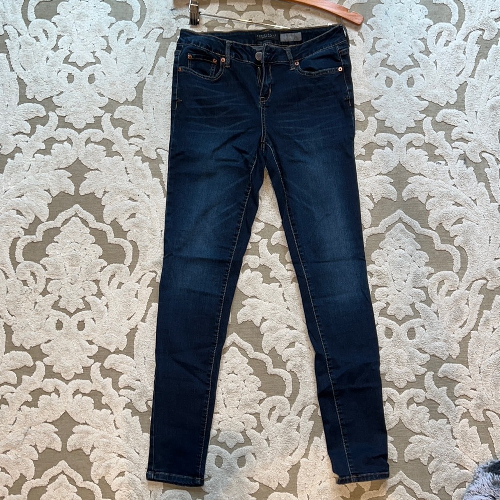 Aeropostale jegging dark size 8 long